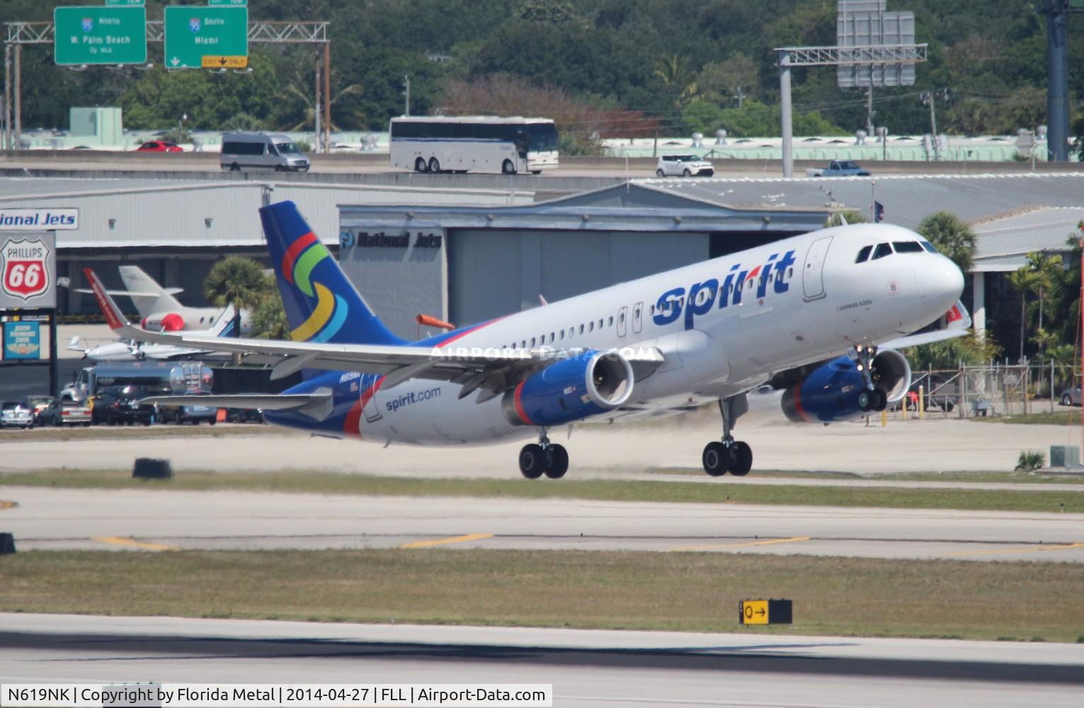 N619NK, 2013 Airbus A320-232 C/N 5517, Spirit A320