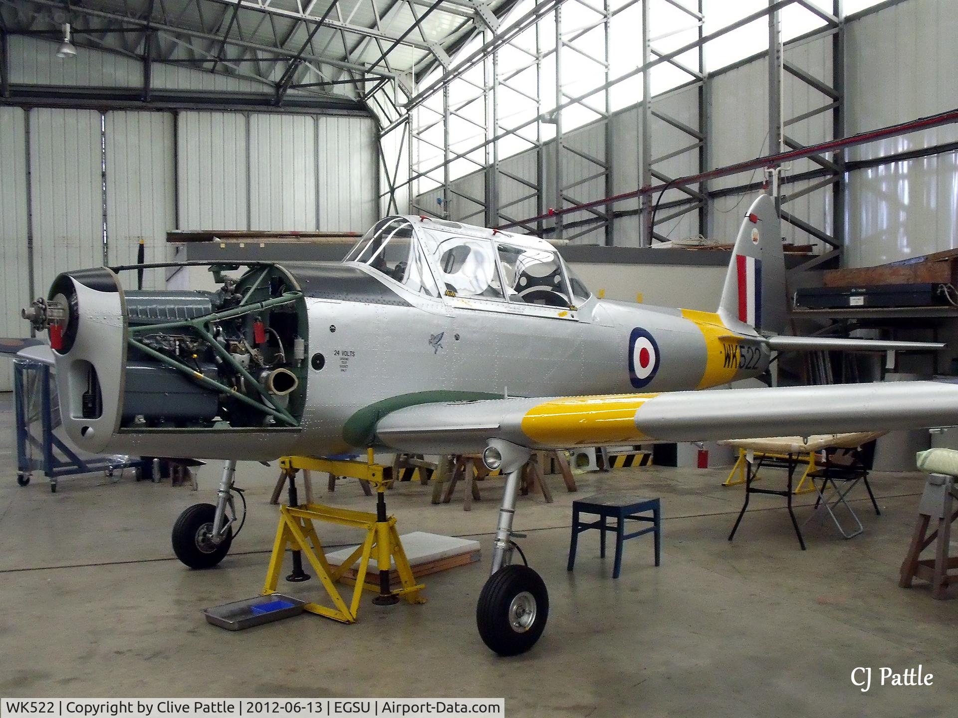 WK522, 1952 De Havilland DHC-1 Chipmunk T.10 C/N C1/0559, IWM Duxford
