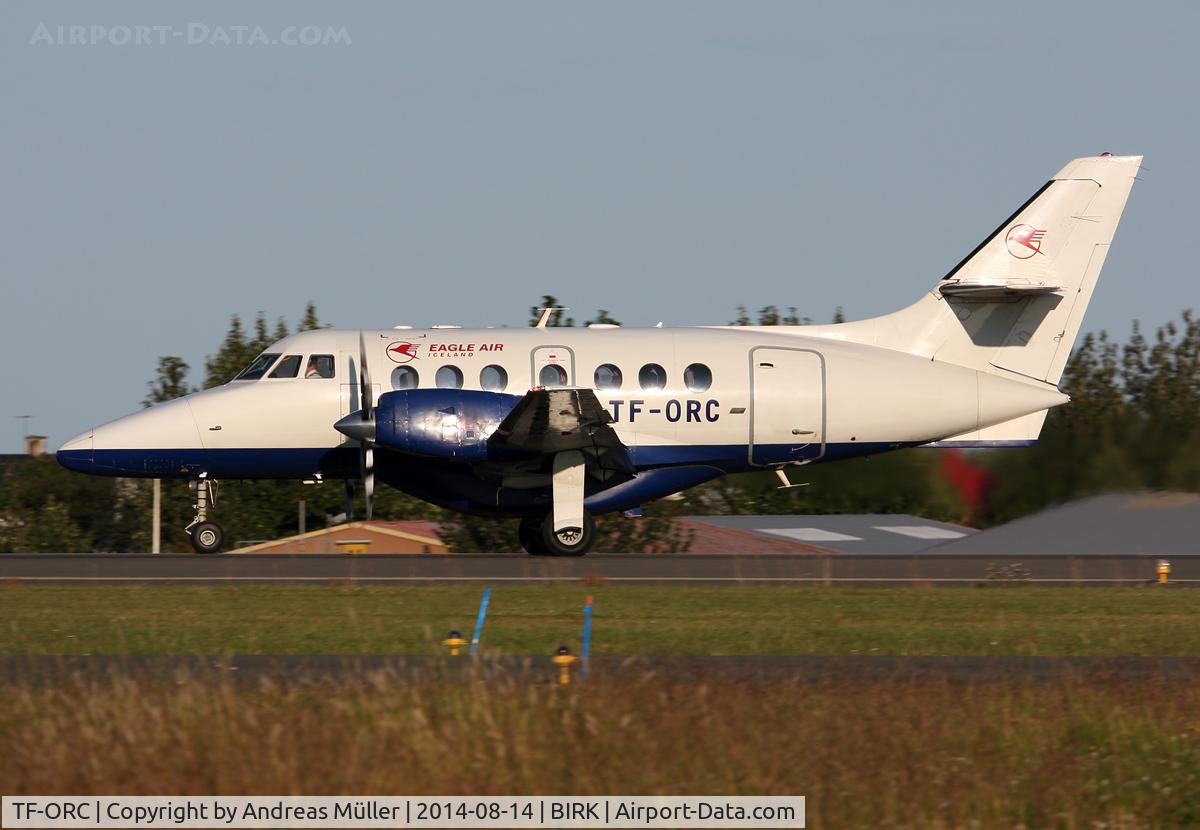 TF-ORC, 1993 British Aerospace BAe-3212 Jetstream Super 31 C/N 981, Takeoff.