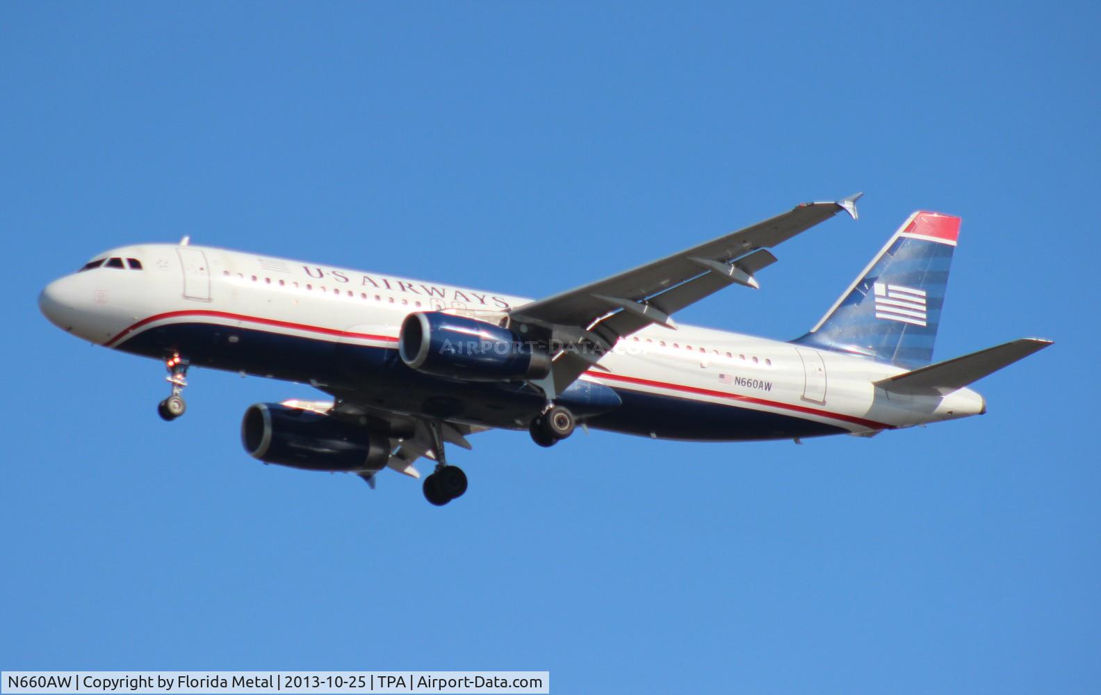 N660AW, 2000 Airbus A320-232 C/N 1234, US Airways A320