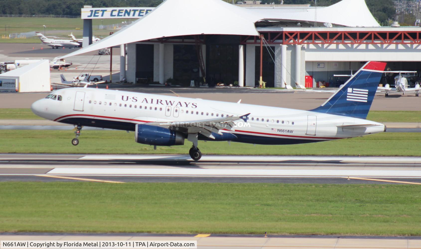 N661AW, 2000 Airbus A320-232 C/N 1284, US Airways A320