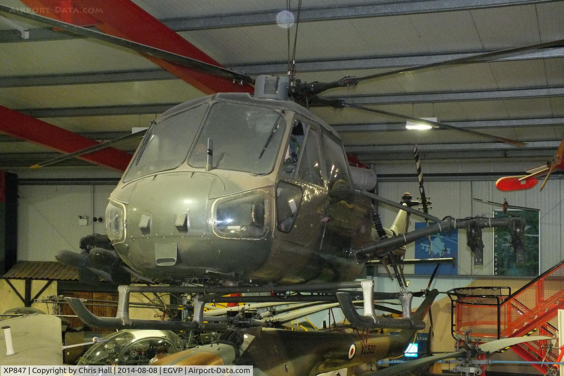 XP847, Westland Scout AH.1 C/N F9473, Museum of Army Flying, Middle Wallop