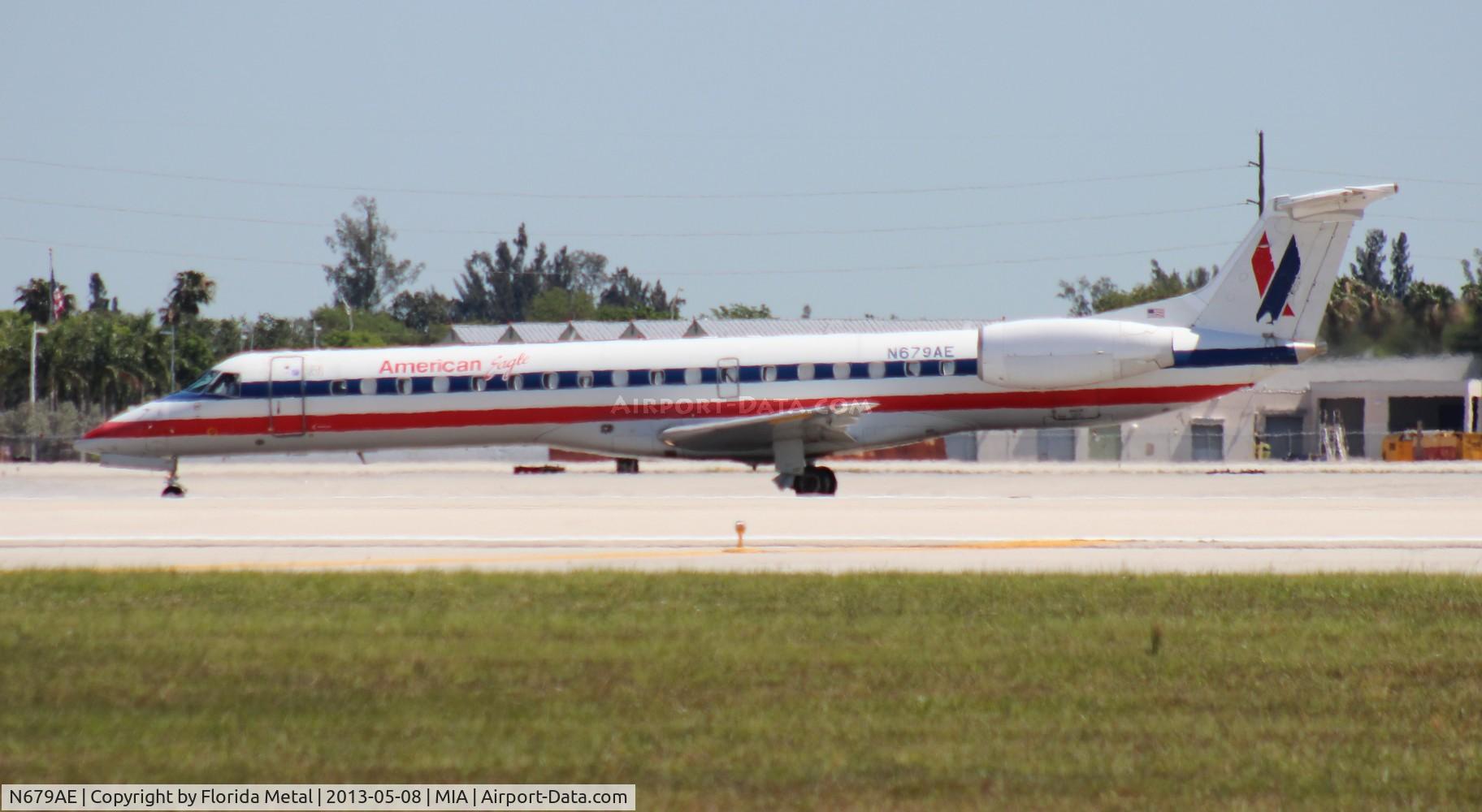 N679AE, 2004 Embraer ERJ-145LR (EMB-145LR) C/N 14500814, Eagle ERJ-145