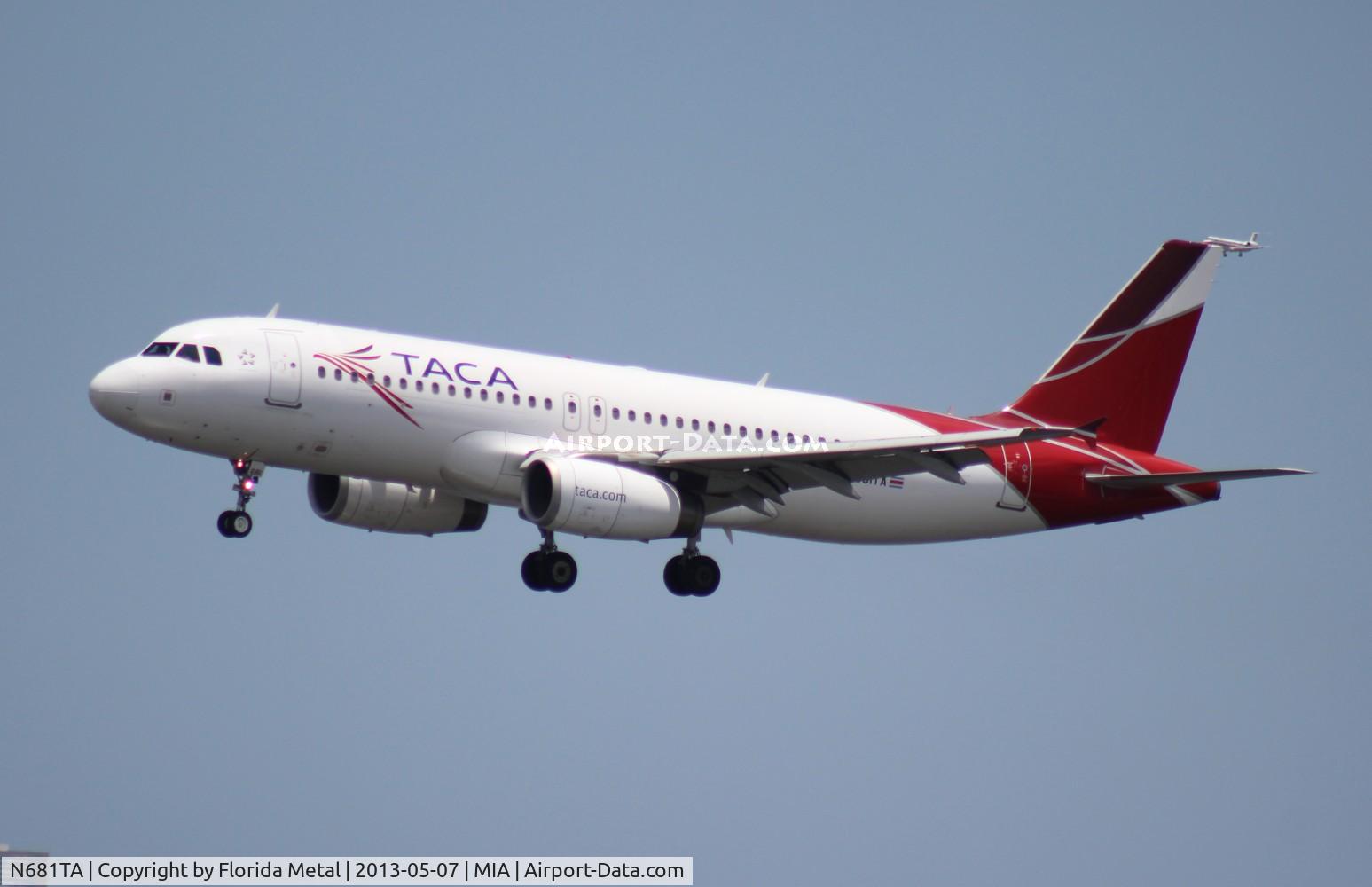 N681TA, 2008 Airbus A320-233 C/N 3577, Taca A320