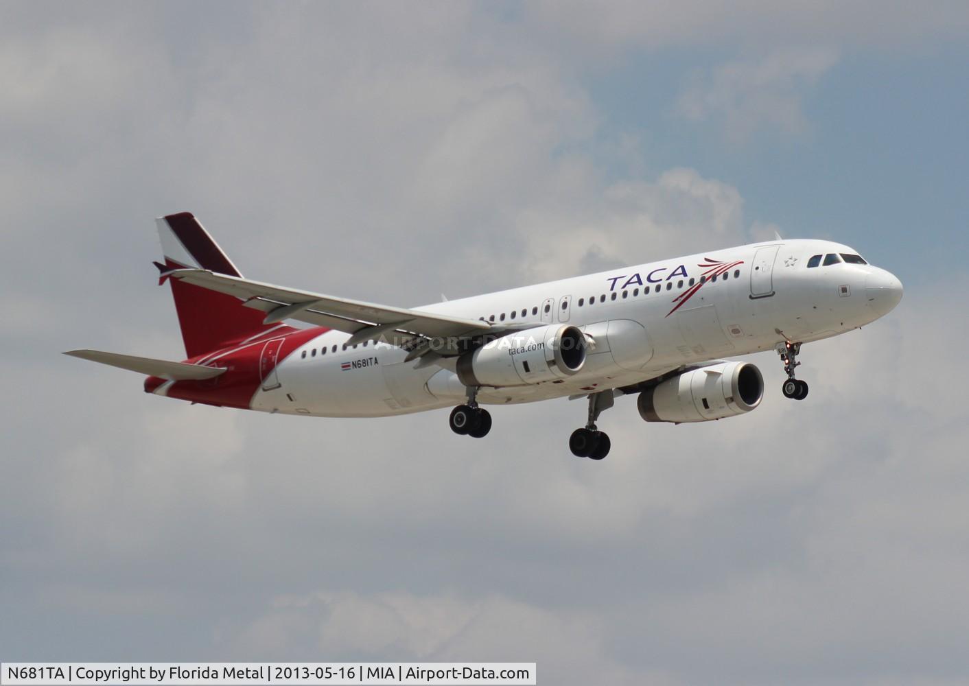 N681TA, 2008 Airbus A320-233 C/N 3577, Taca A320