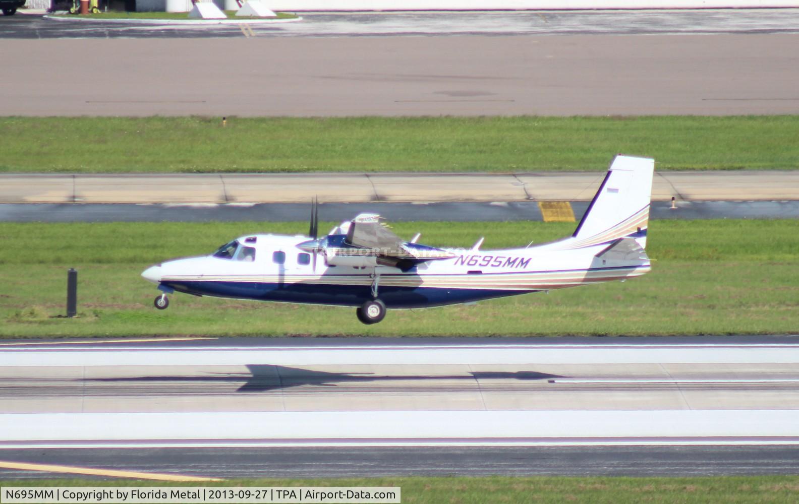 N695MM, 1982 Gulfstream American 695A C/N 96050, Aerocommander 695A