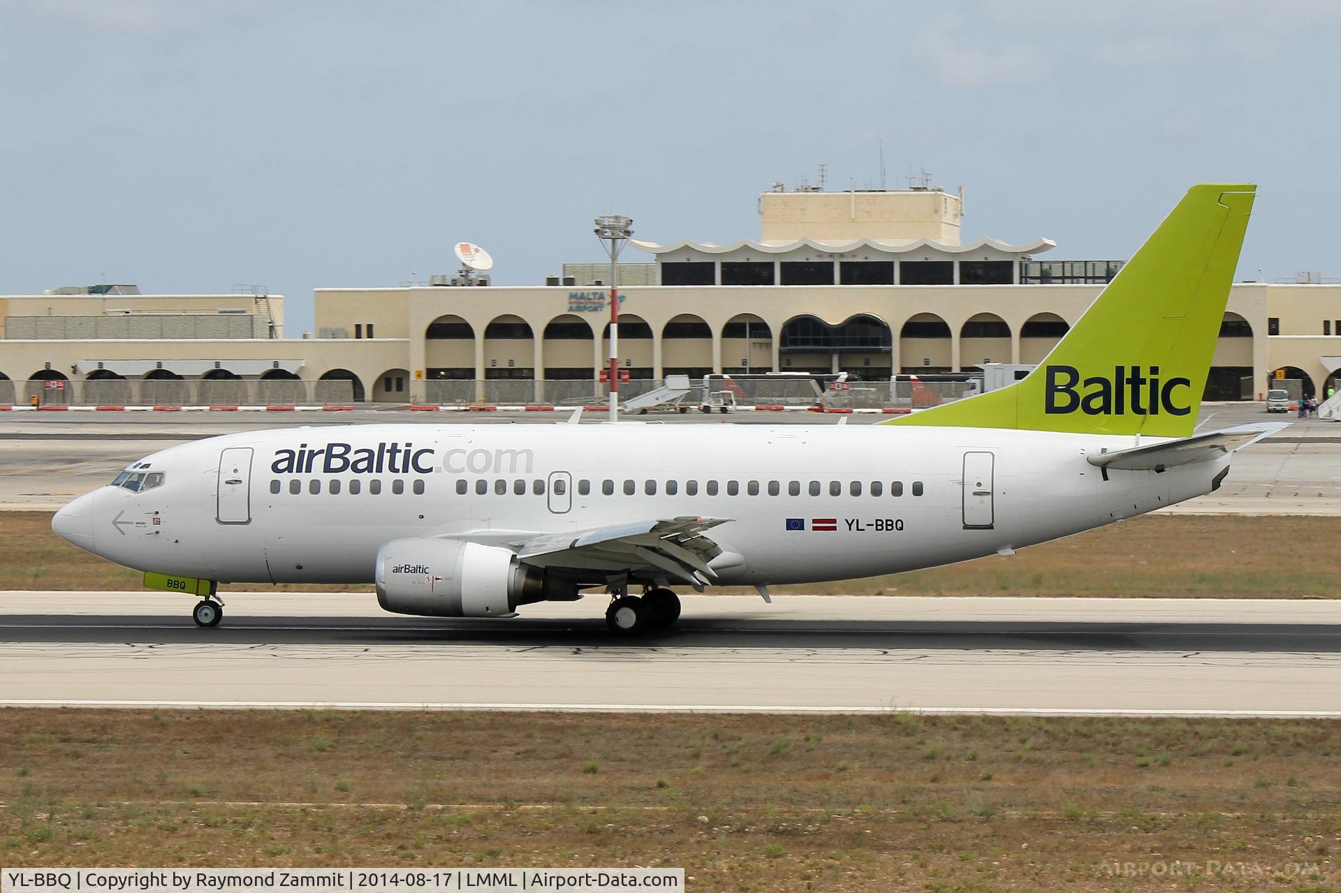YL-BBQ, 1992 Boeing 737-522 C/N 26691, B737-500 YL-BBQ Air Baltic