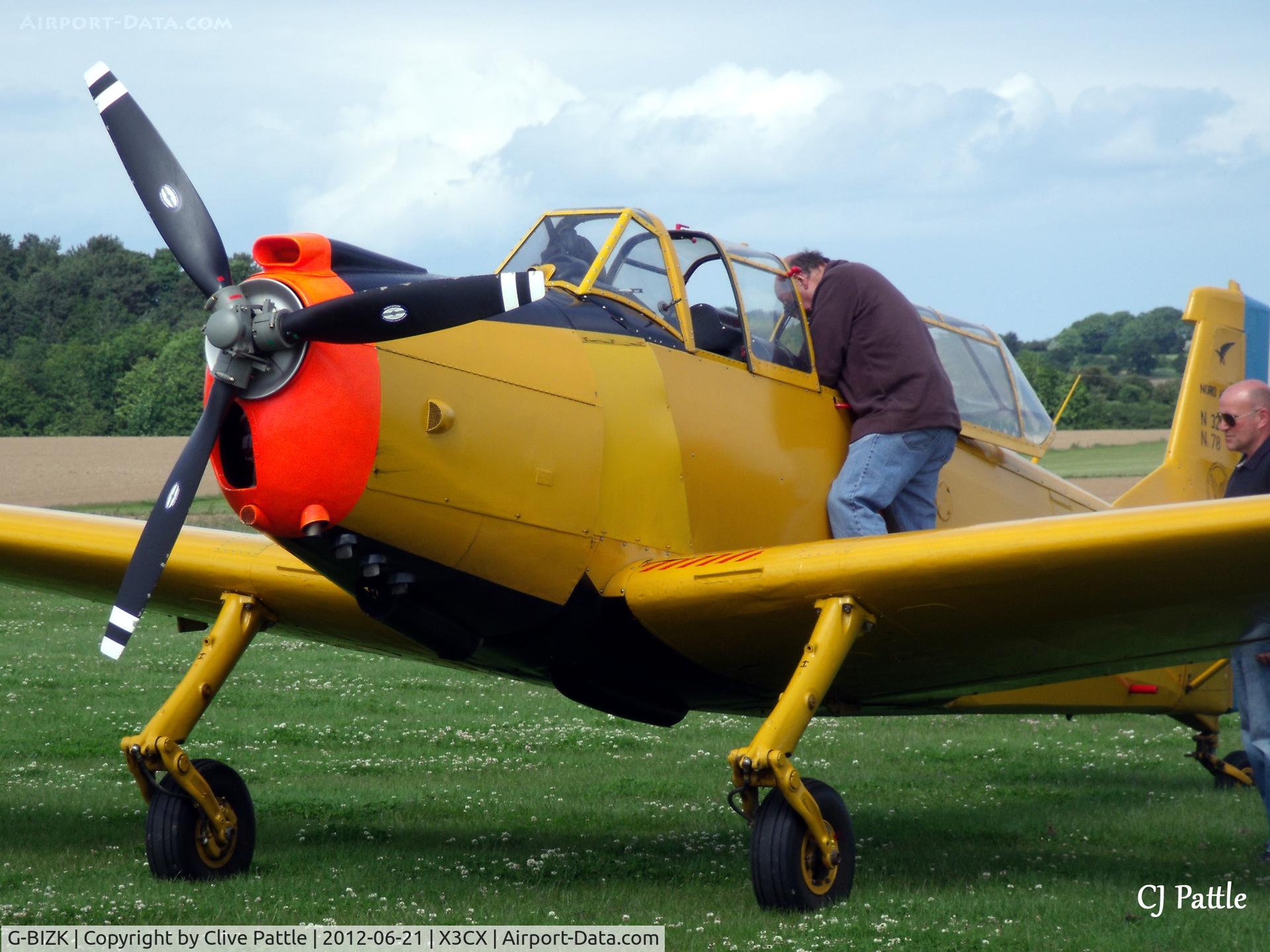 G-BIZK, 1962 Nord N3202B-1 Master C/N 78, Prepare for take-off at Northrepps