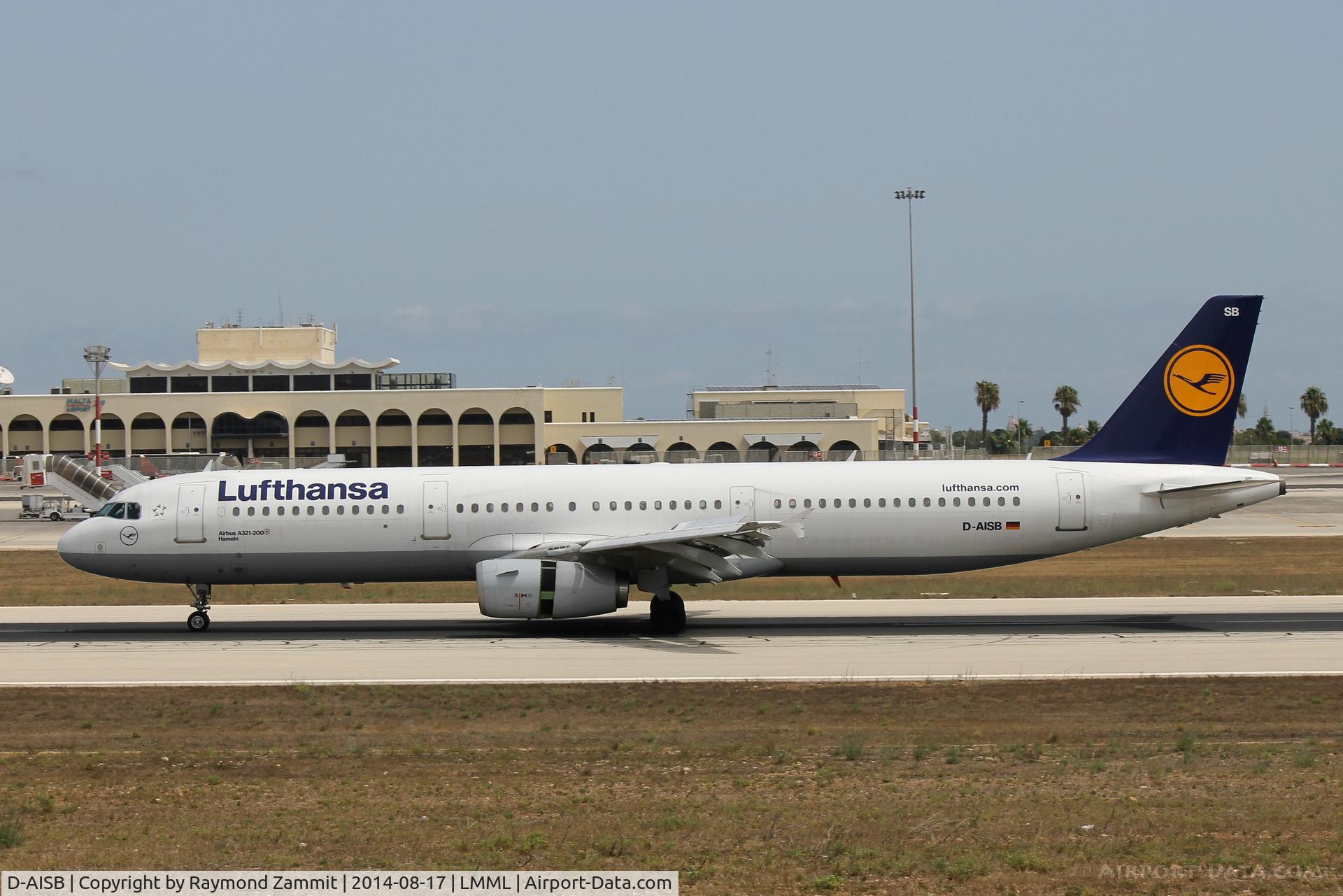 D-AISB, 1999 Airbus A321-231 C/N 1080, A321 D-AISB Lufthansa