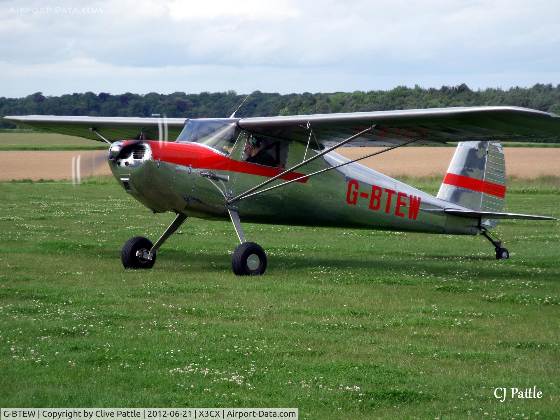 G-BTEW, 1946 Cessna 120 C/N 10238, Luvverly C120 at Northrepps