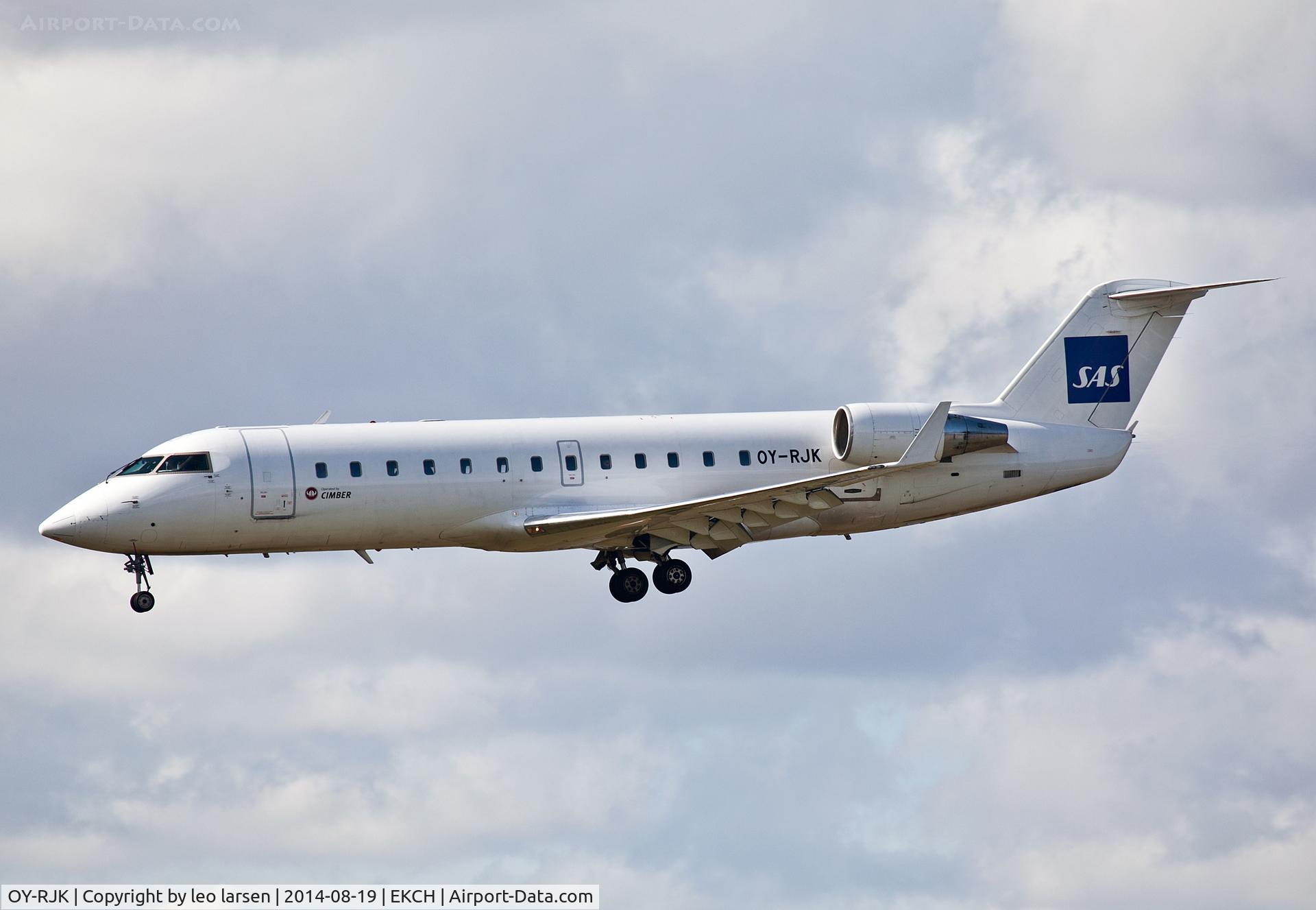 OY-RJK, 2002 Bombardier CRJ-200ER (CL-600-2B19) C/N 7622, Copenhagen Kastrup 19.8.14