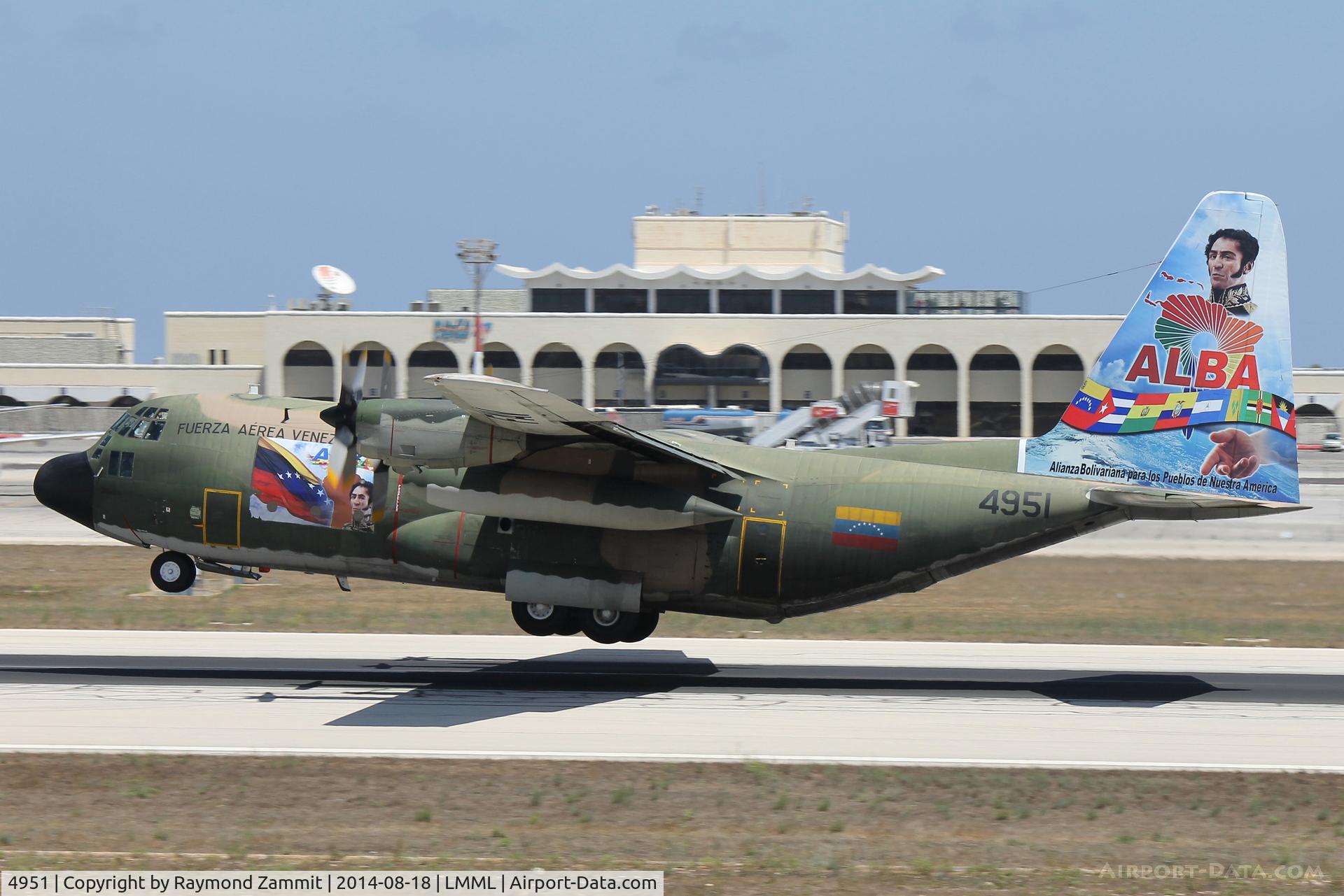 4951, 1971 Lockheed C-130H Hercules C/N 382-4407, C130H Hercules 4951 Venezuela Air Force