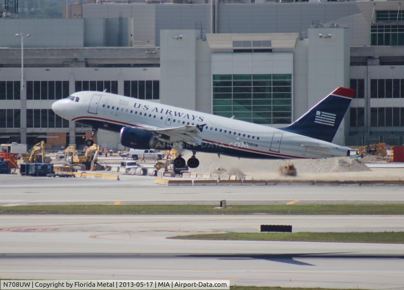 N708UW, 1999 Airbus A319-112 C/N 0972, US Airways A319