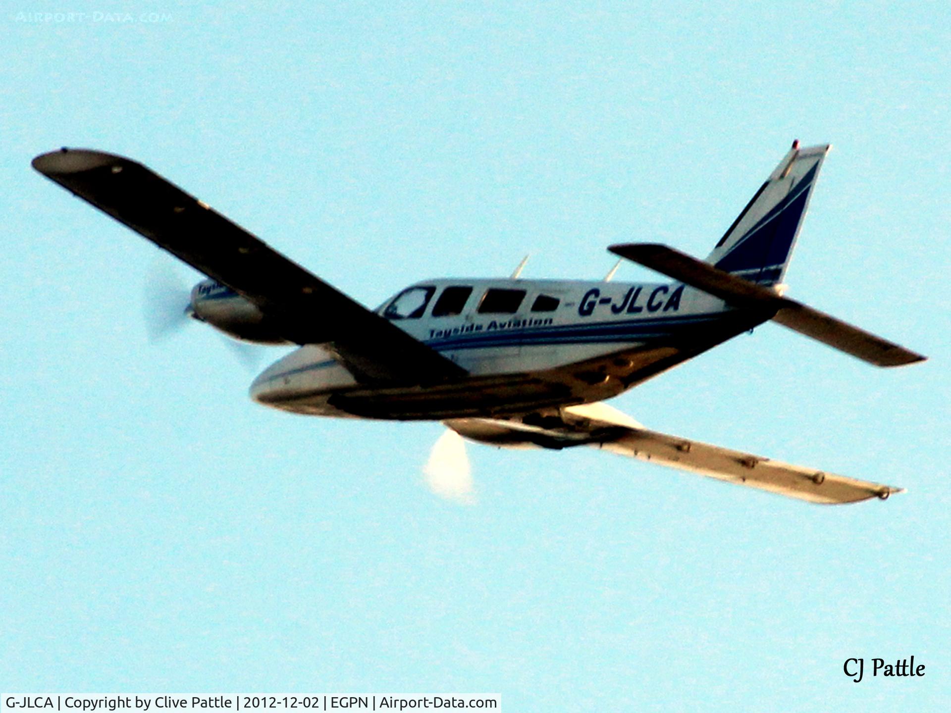 G-JLCA, 1978 Piper PA-34-200T Seneca II C/N 34-7870428, Tayside Aviation - Overshoot at its base at Dundee Riverside EGPN