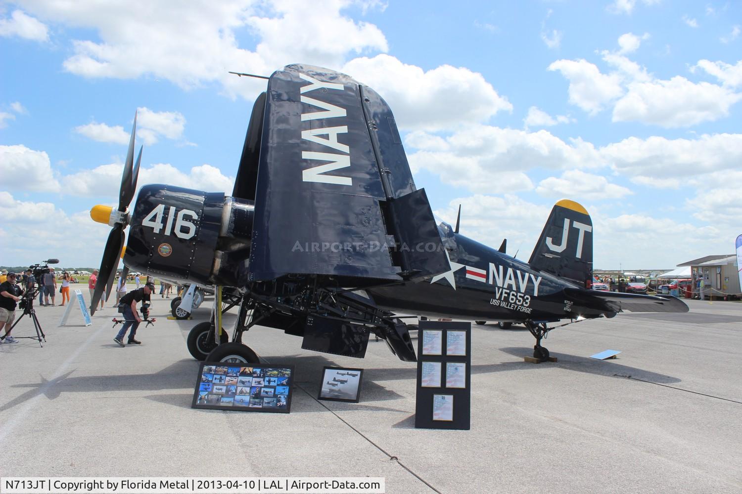 N713JT, 1945 Vought F4U-4B Corsair C/N 97143, Korean War Hero