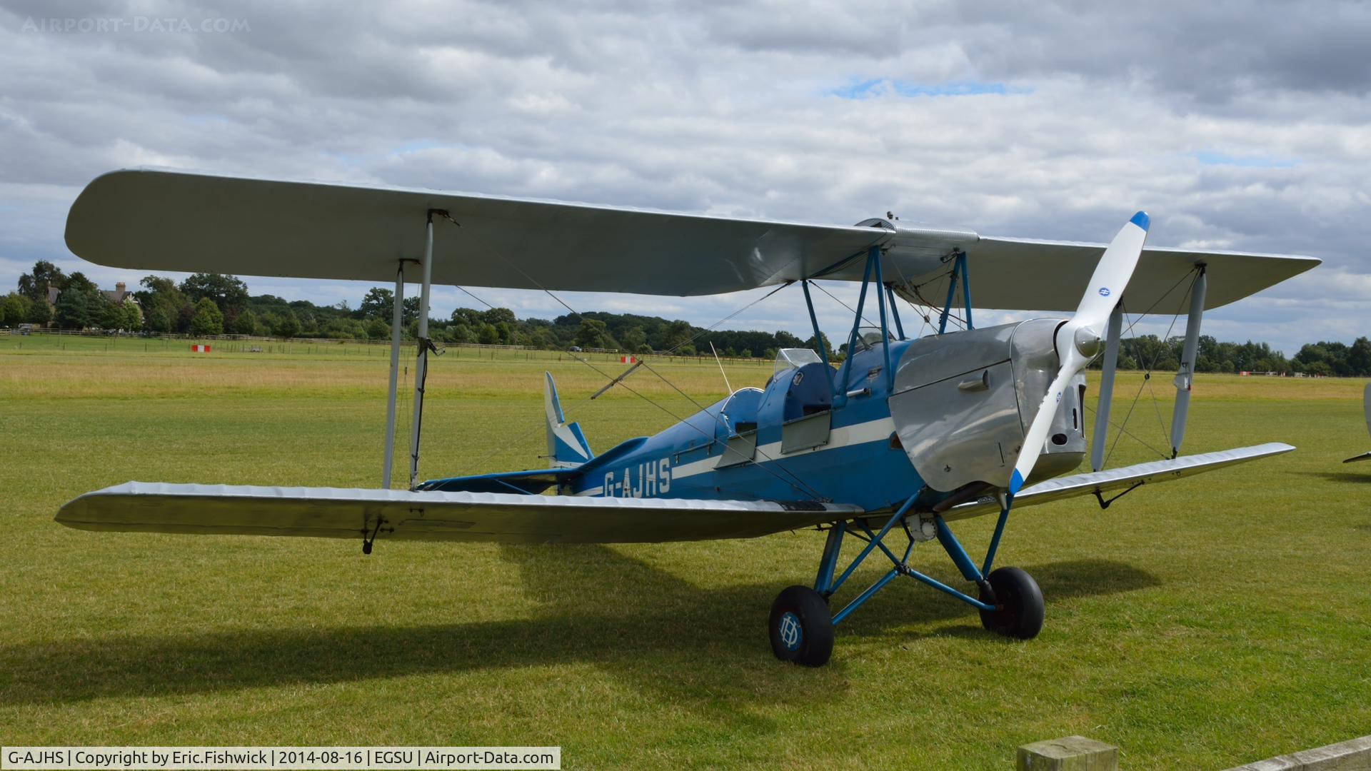 G-AJHS, 1941 De Havilland DH-82A Tiger Moth II C/N 82121, 3. G-AJHS at The Shuttleworth Collection Flying Proms, Aug. 2014.