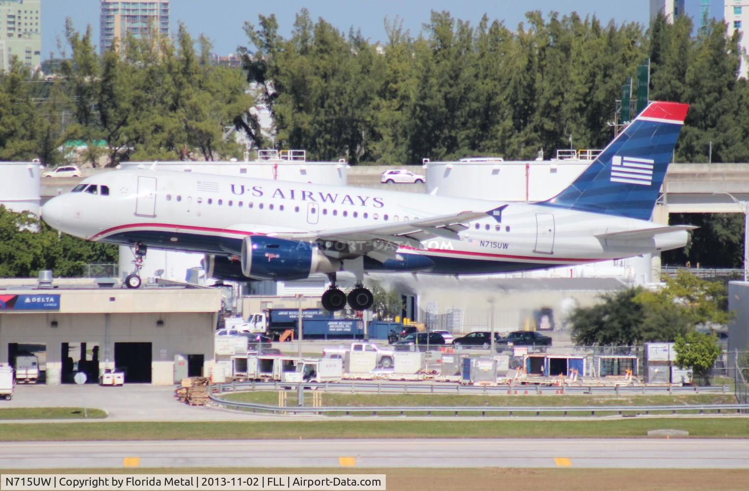 N715UW, 1999 Airbus A319-112 C/N 1051, US Airways A319