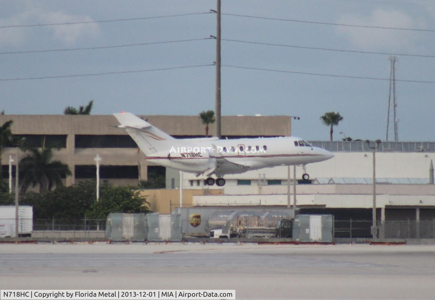N718HC, 1985 British Aerospace BAe.125 Series 800A C/N 258040, Hawker 800A