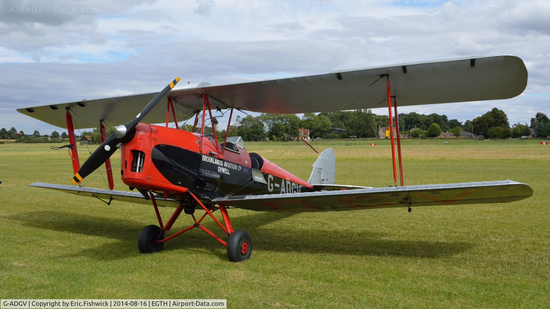 G-ADGV, 1935 De Havilland DH-82A Tiger Moth II C/N 3340, 3. G-ADGV at The Shuttleworth Collection Flying Proms, Aug. 2014.