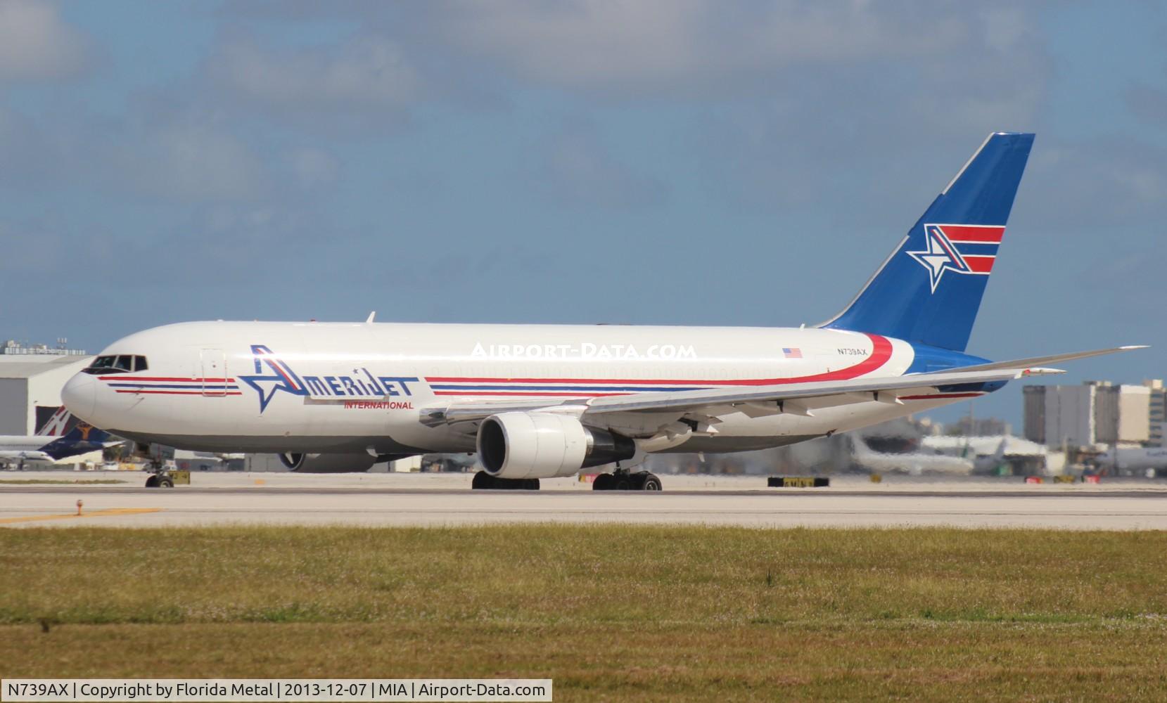 N739AX, 1982 Boeing 767-232 C/N 22216, Amerijet 767-200