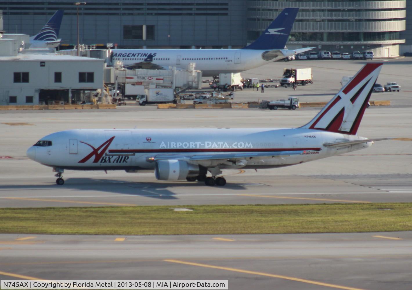 N745AX, 1983 Boeing 767-232 C/N 22222, ABX 767-200