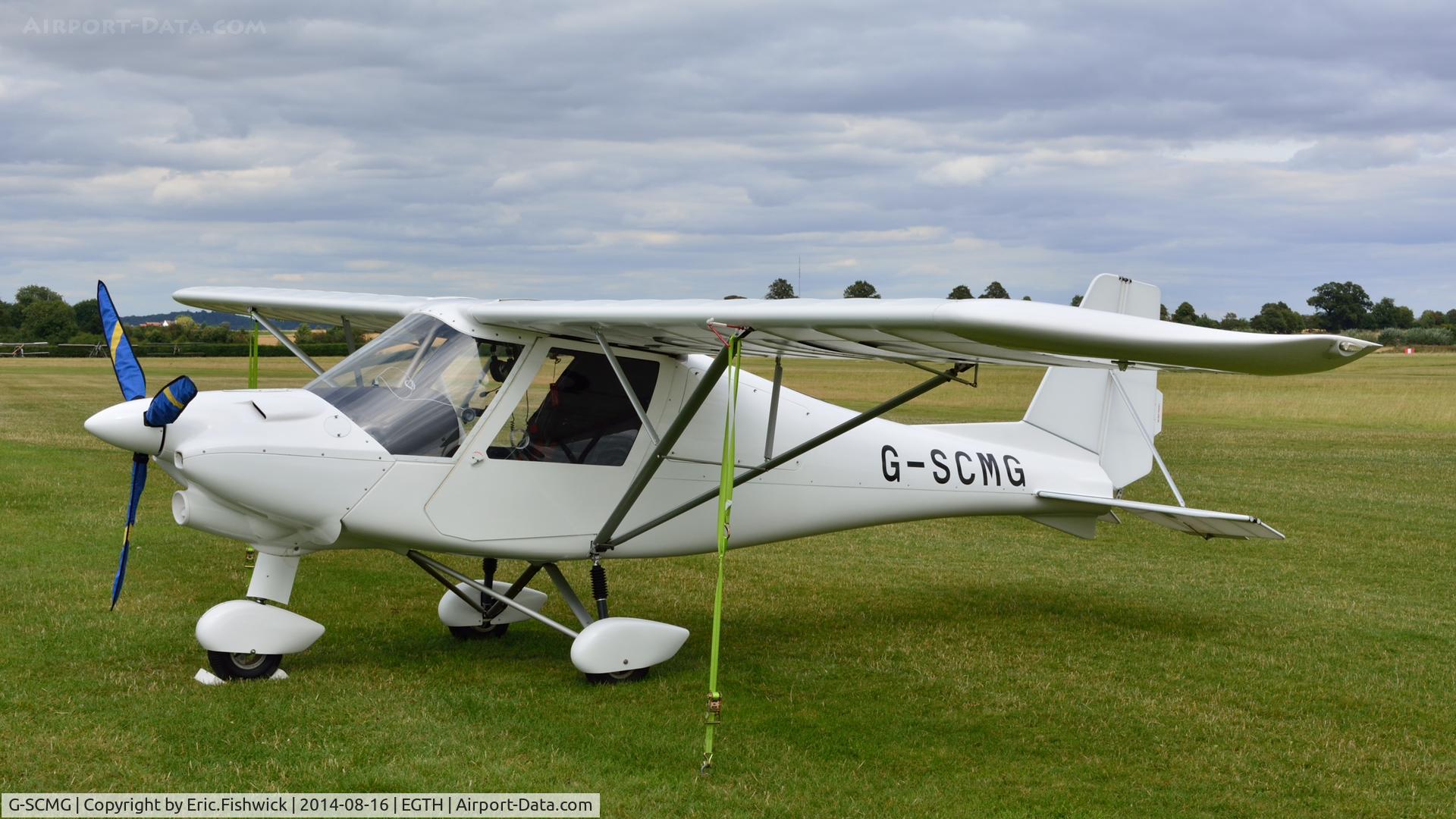 G-SCMG, 2014 Comco Ikarus C42 FB80 Bravo C/N 1402-7304, 3. G-SCMG at The Shuttleworth Collection Flying Proms, Aug. 2014.
