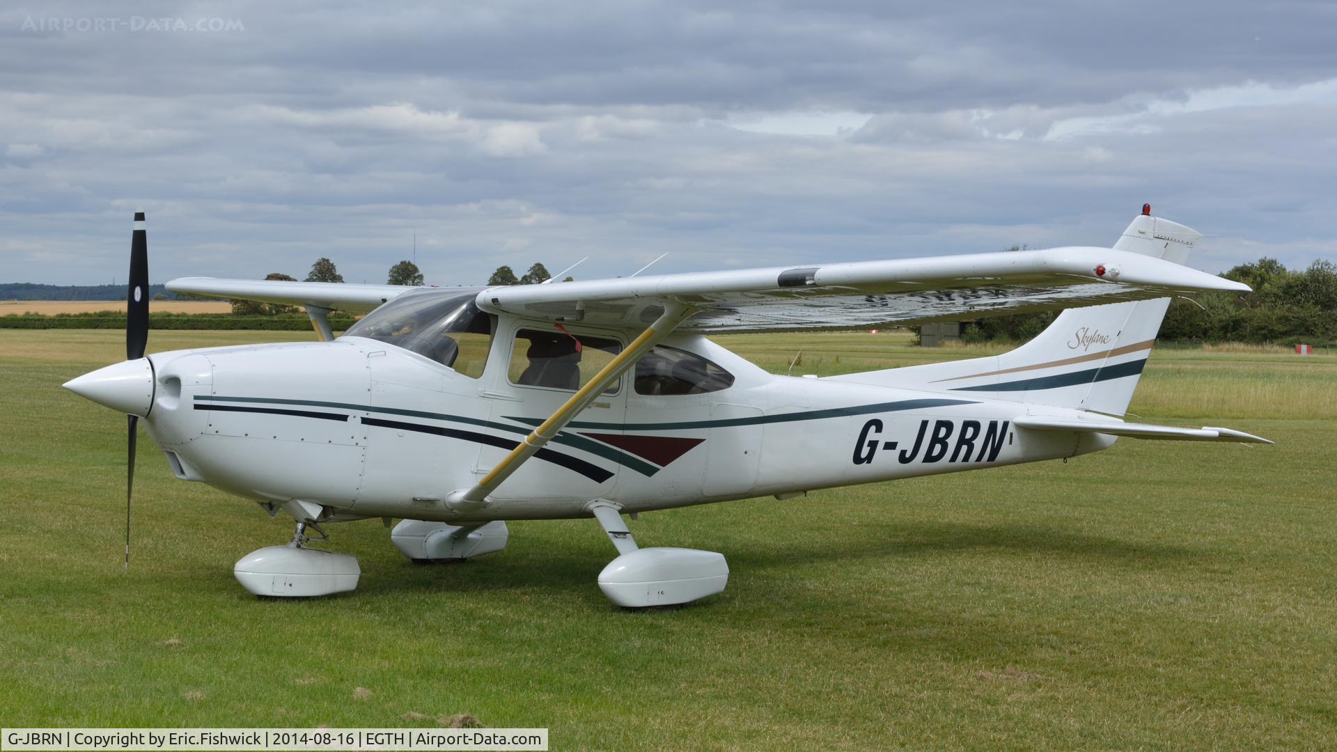 G-JBRN, 1997 Cessna 182S Skylane C/N 18280029, 3. G-JBRN at The Shuttleworth Collection Flying Proms, Aug. 2014.