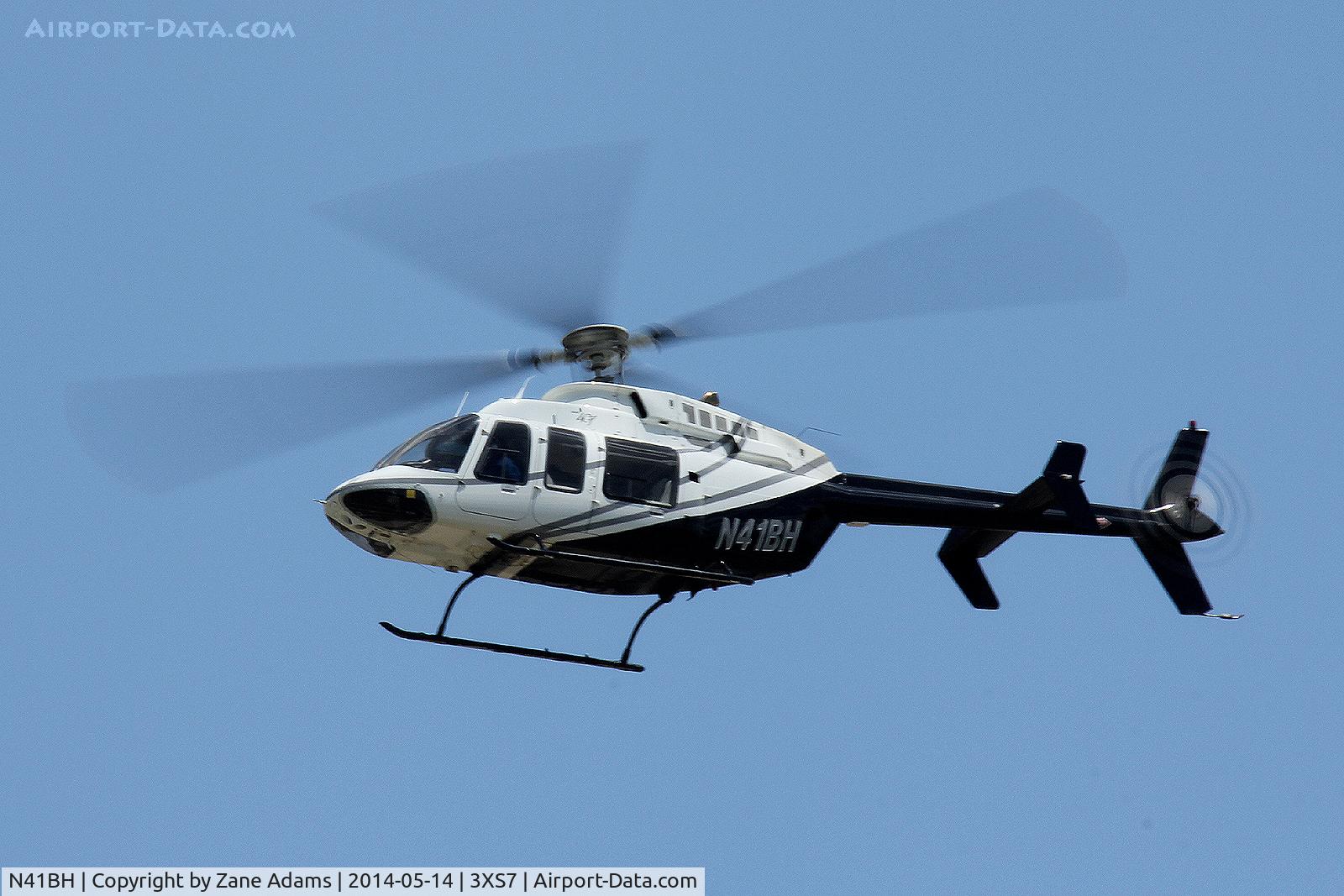 N41BH, 1997 Bell 407 C/N 53183, Flying at the Bell Helicopter Training Facility - Fort Worth, TX