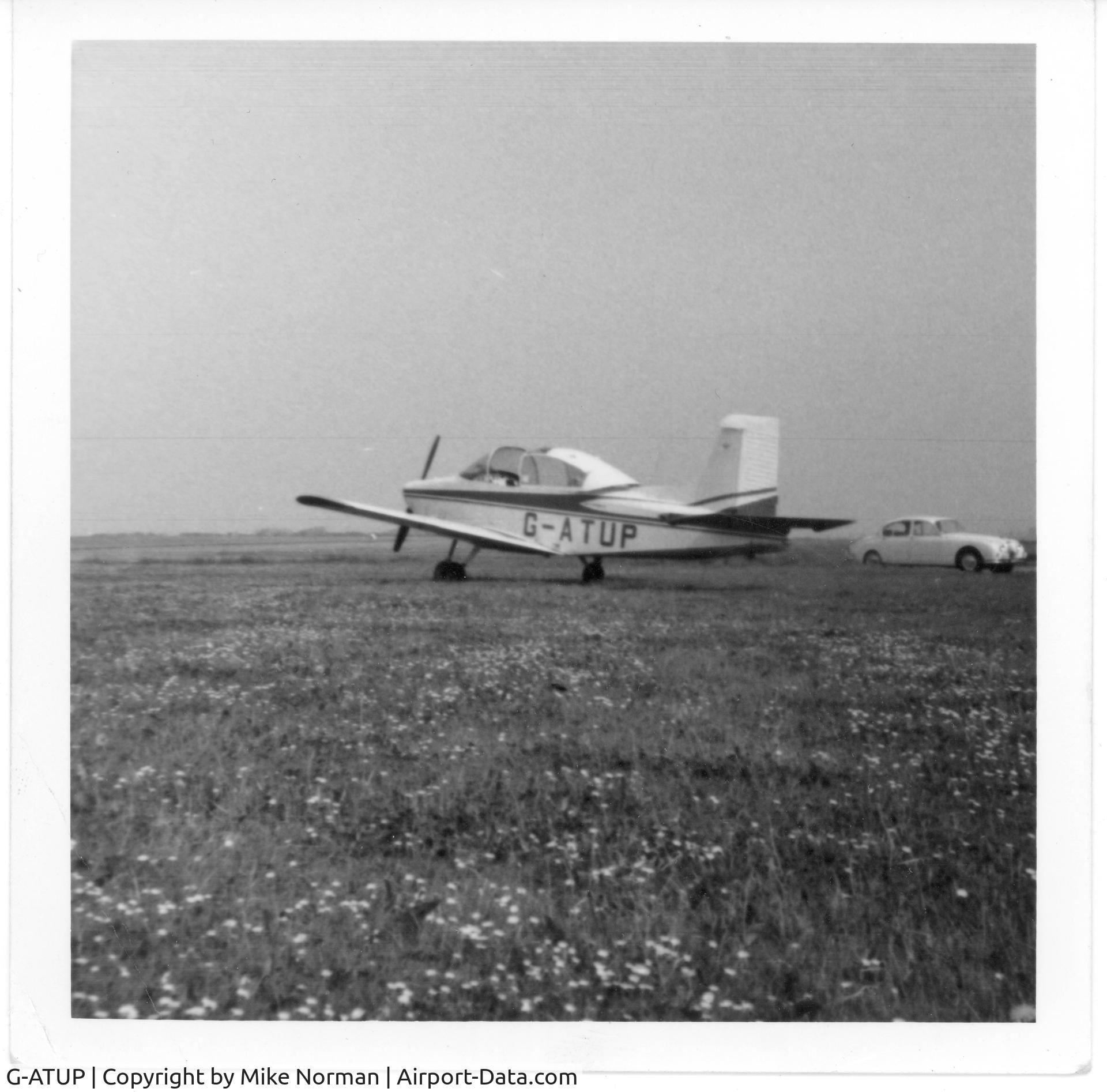 G-ATUP, 1966 Victa Airtourer 115 C/N 152, At Cardiff Airport