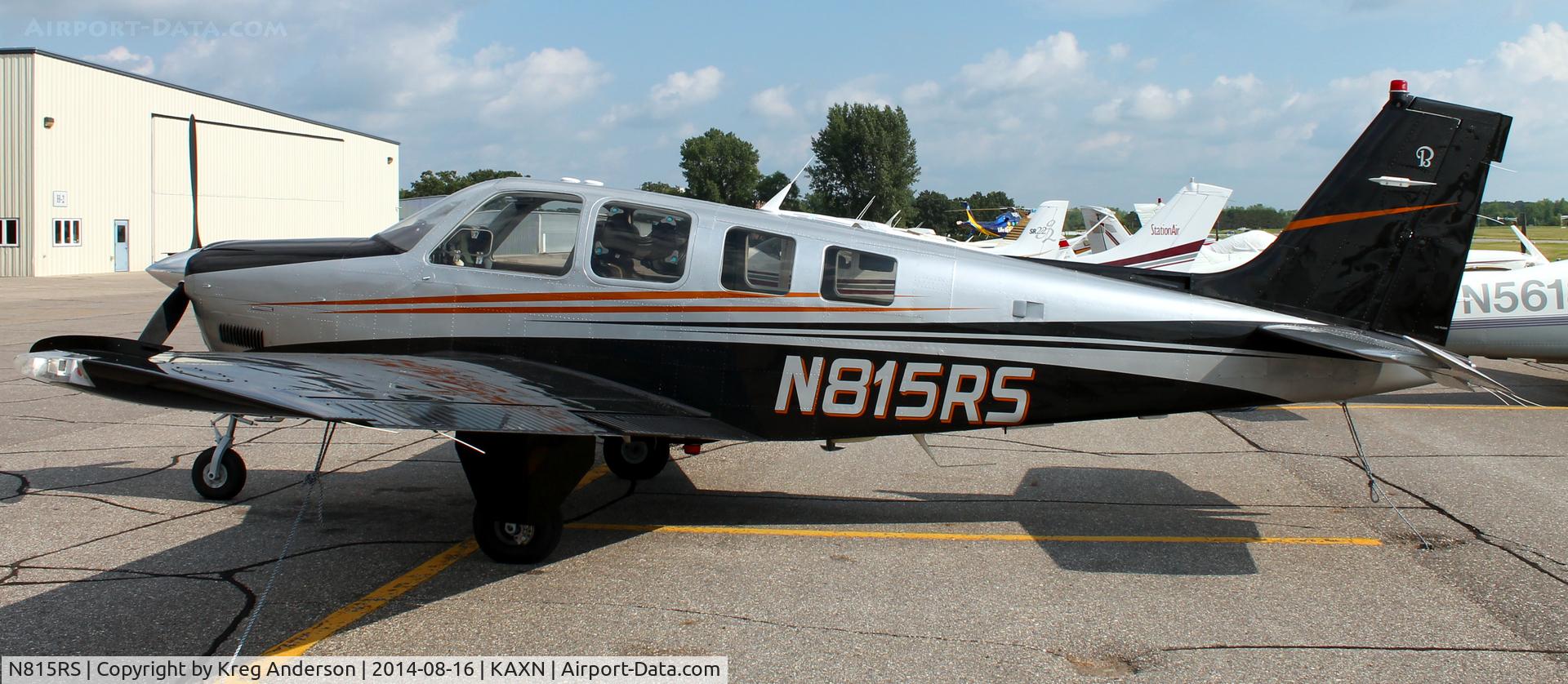 N815RS, 2004 Raytheon Aircraft Company A36 Bonanza C/N E-3573, Raytheon A36 Bonanza on the line.