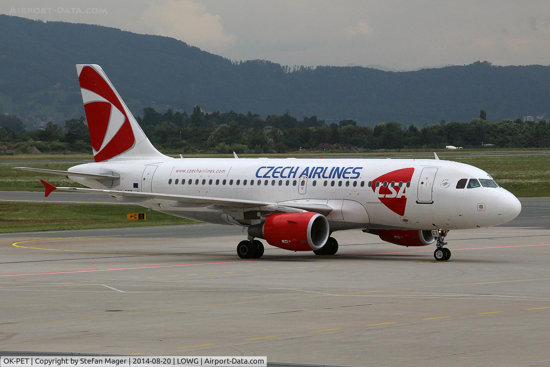 OK-PET, 2010 Airbus A319-112 C/N 4258, CSA Airbus A319-100 @ GRZ