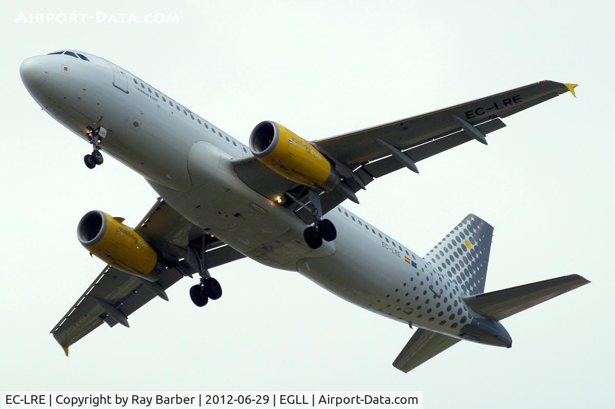 EC-LRE, 2002 Airbus A320-232 C/N 1914, Airbus A320-232 [1914] (Vueling Airlines) Home~G 29/06/2012. On approach 27R.