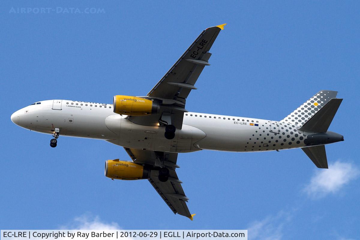 EC-LRE, 2002 Airbus A320-232 C/N 1914, Airbus A320-232 [1914] (Vueling Airlines) Home~G 29/06/2012. On approach 27R.