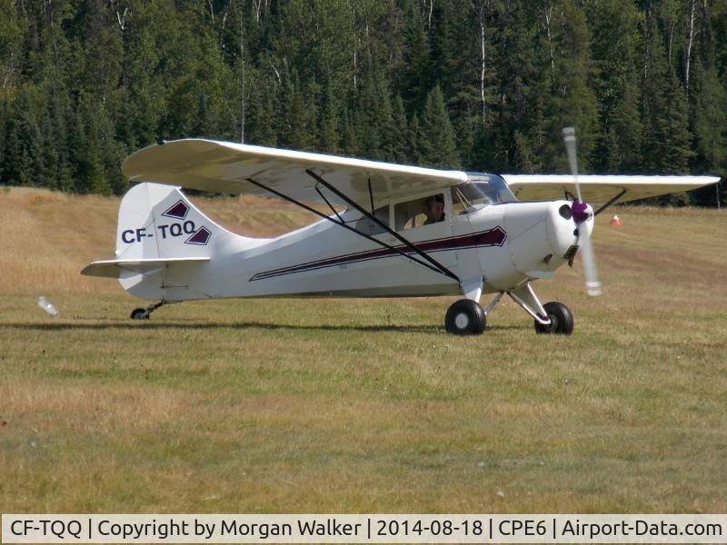 CF-TQQ, 1947 Aeronca 11AC-S Chief C/N 11AC-S-93, Circuits at South River, ON (CPE6)