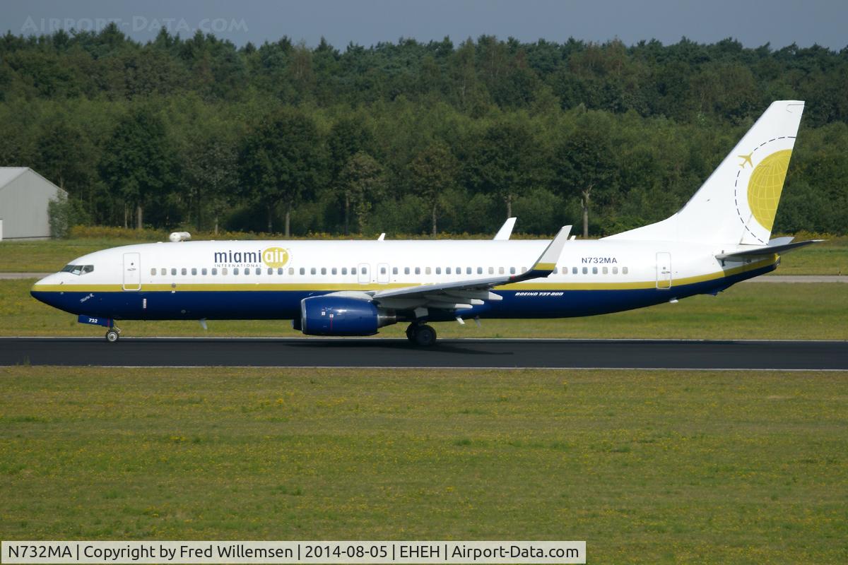 N732MA, 2001 Boeing 737-81Q C/N 30618, Miami Air