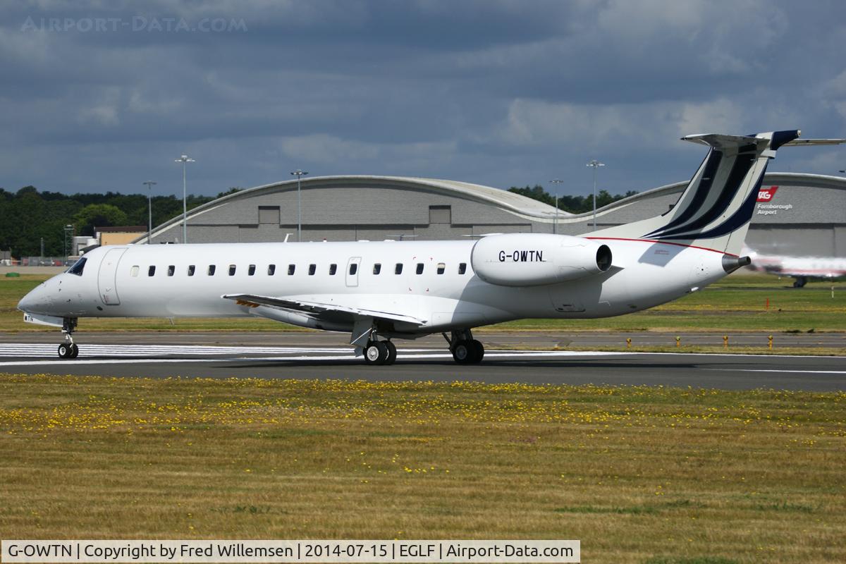 G-OWTN, 1997 Embraer EMB-145EU (ERJ-145EU) C/N 145010, BAe hack