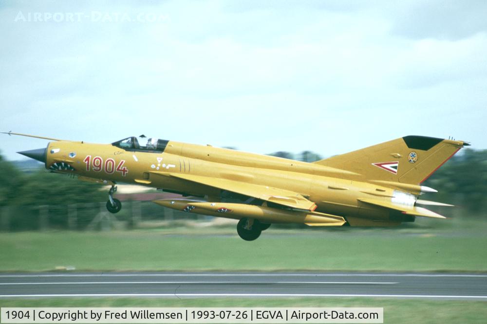 1904, 1978 Mikoyan-Gurevich MiG-21bis C/N 75061904, Special paint job