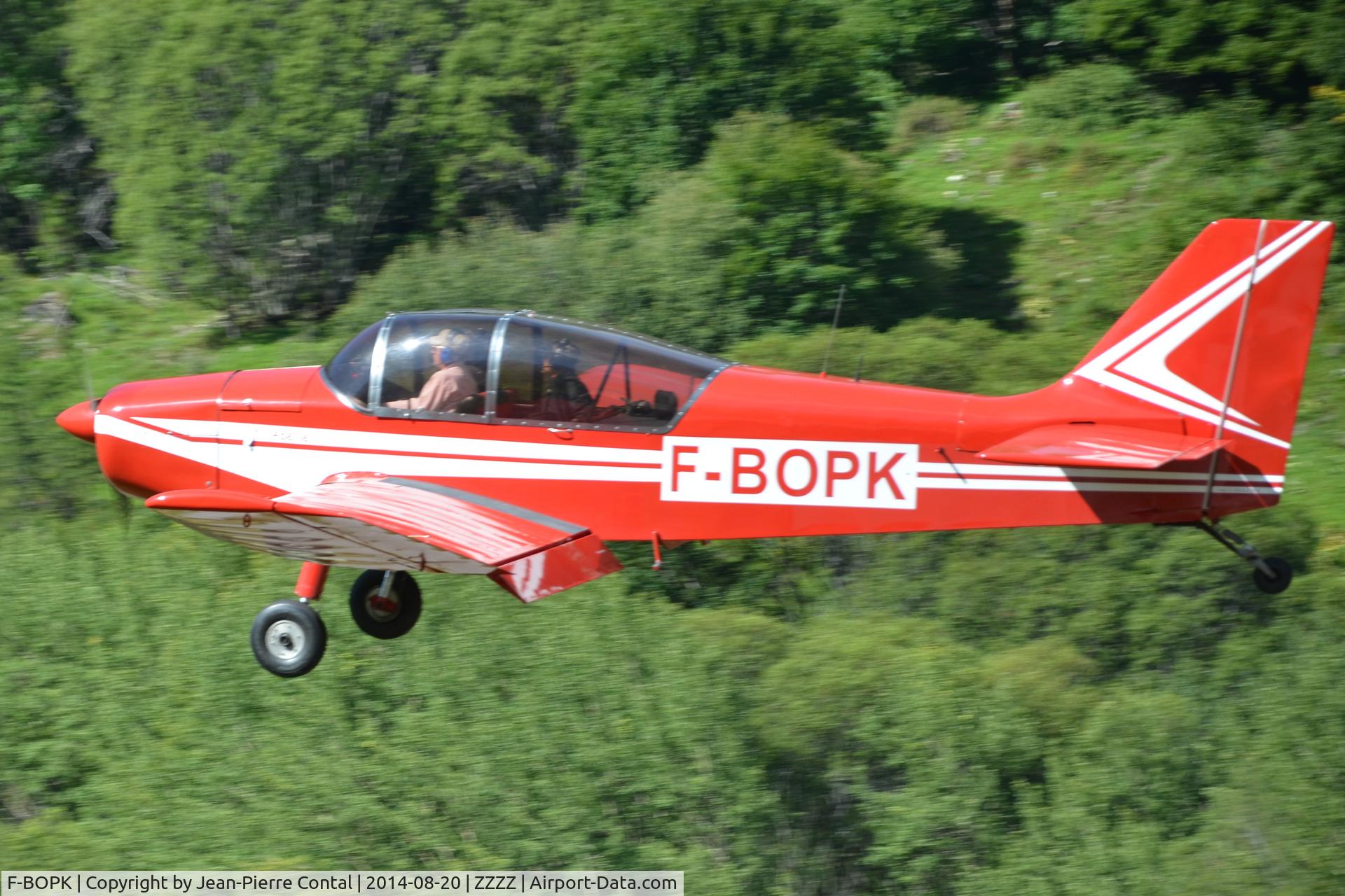 F-BOPK, SAN Jodel D-140R Abeille C/N 523, On short final at Valloire.