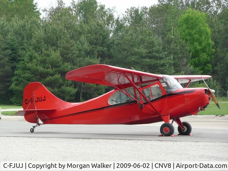 C-FJUJ, 1946 Aeronca 7AC Champion C/N 7AC-2875, Parked