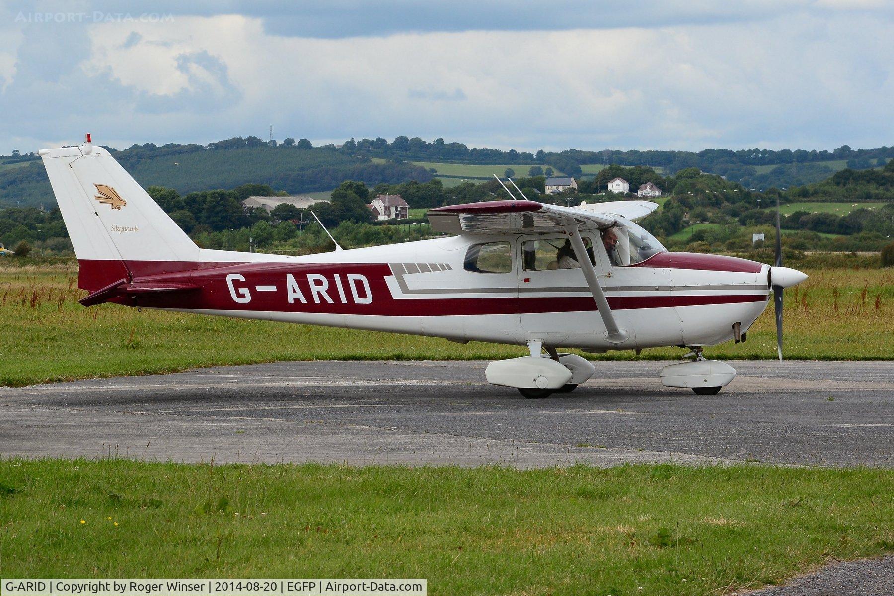 G-ARID, 1960 Cessna 172B C/N 17248209, Visiting Cessna Skyhawk. Previously registered N7709X.
