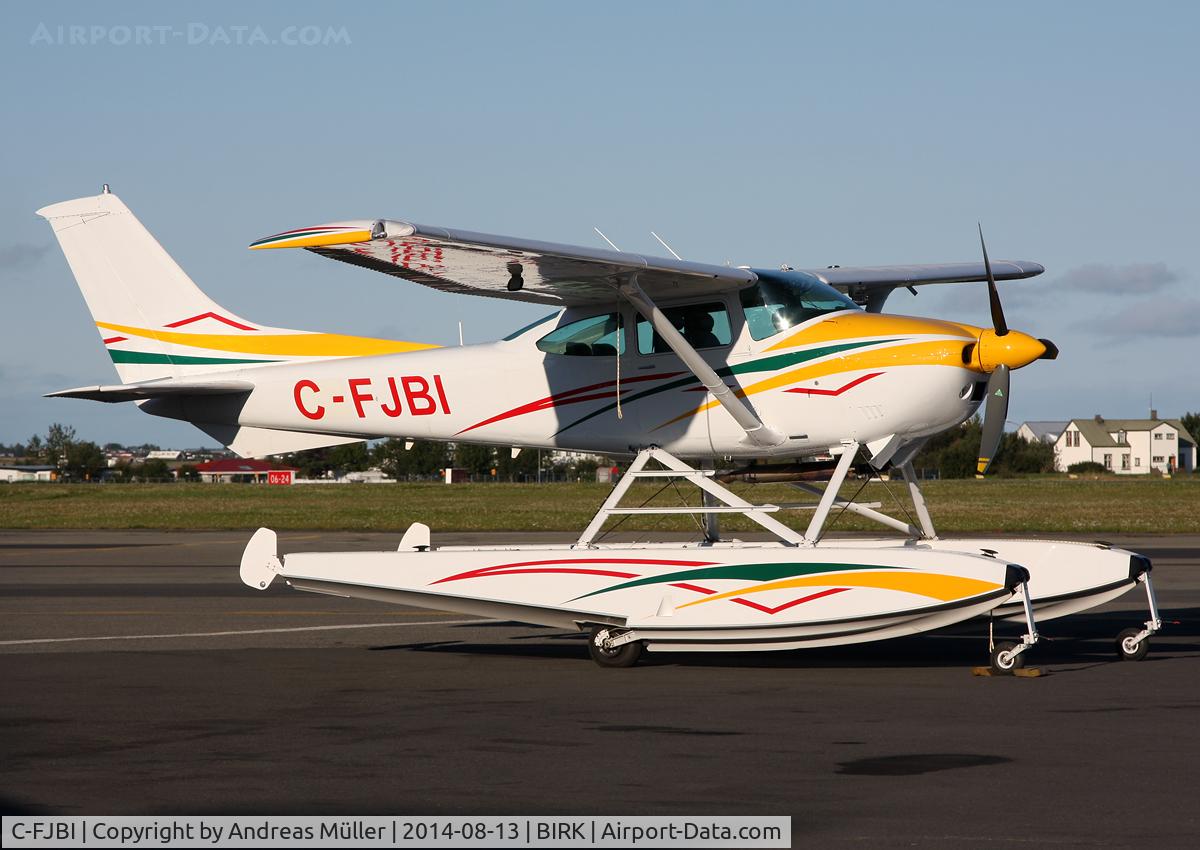 C-FJBI, 1977 Cessna 182Q Skylane C/N 18266054, Parked on apron.
