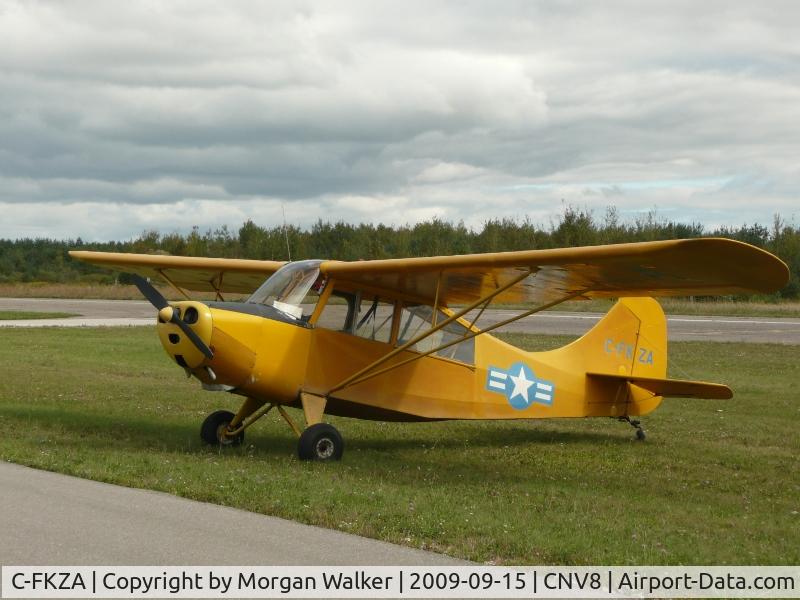 C-FKZA, 1947 Aeronca 7BCM C/N 7BCM 173, Parked