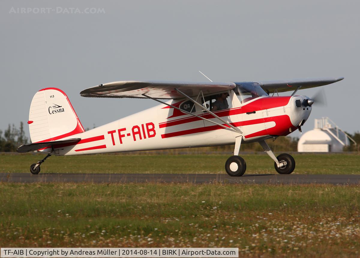 TF-AIB, 1947 Cessna 140 C/N 13825, One of the lodes airplanes in Iceland.