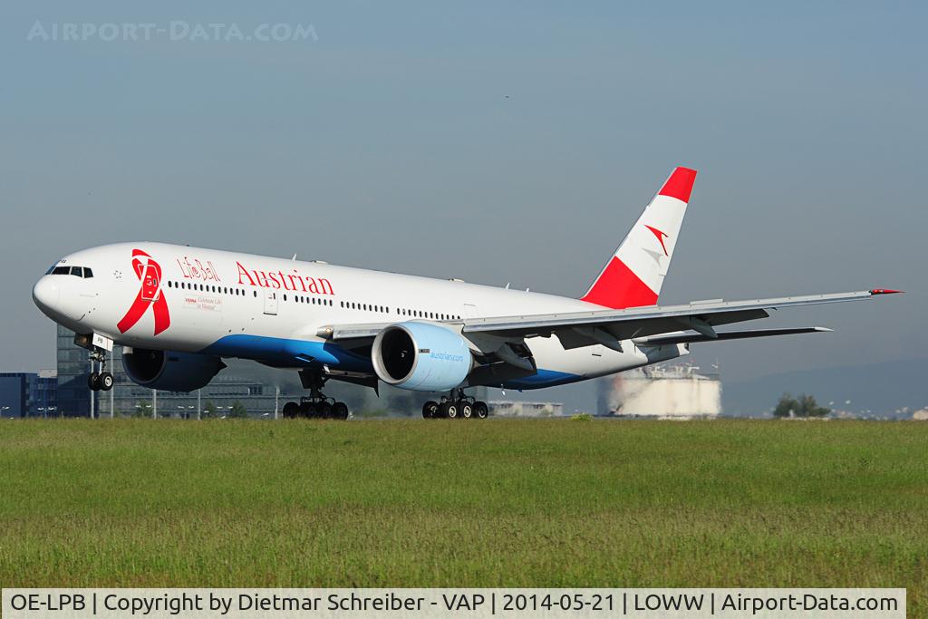 OE-LPB, 1998 Boeing 777-2Z9/ER C/N 28699, Austrian Boeing 777-200