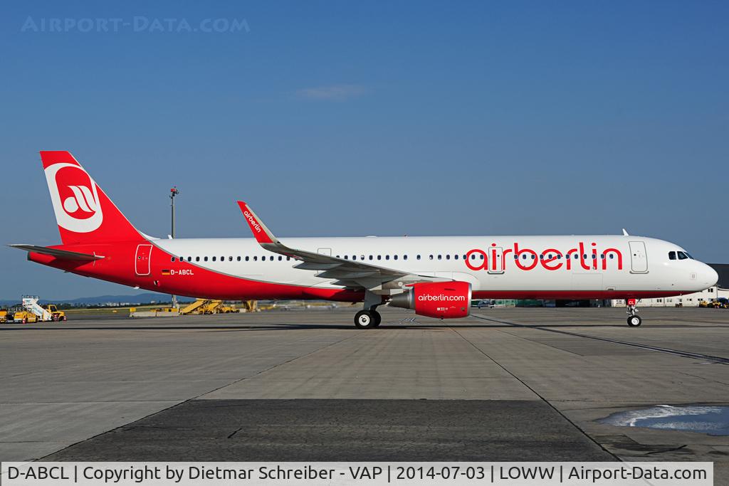 D-ABCL, 2014 Airbus A321-211 C/N 6168, Air Berlin Airbus 321