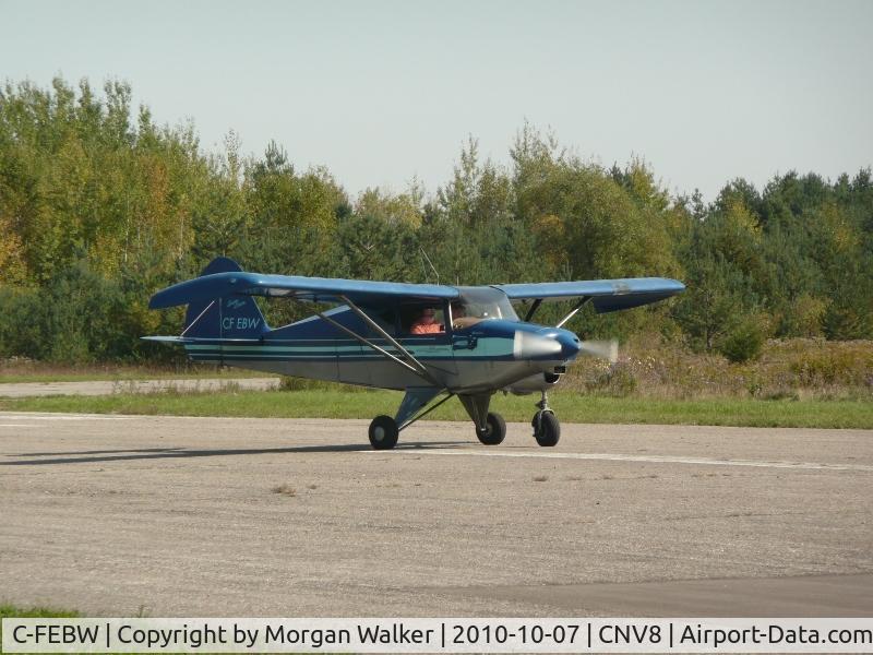 C-FEBW, 1953 Piper PA-22-135 Tri-Pacer C/N 22-1319, Take off