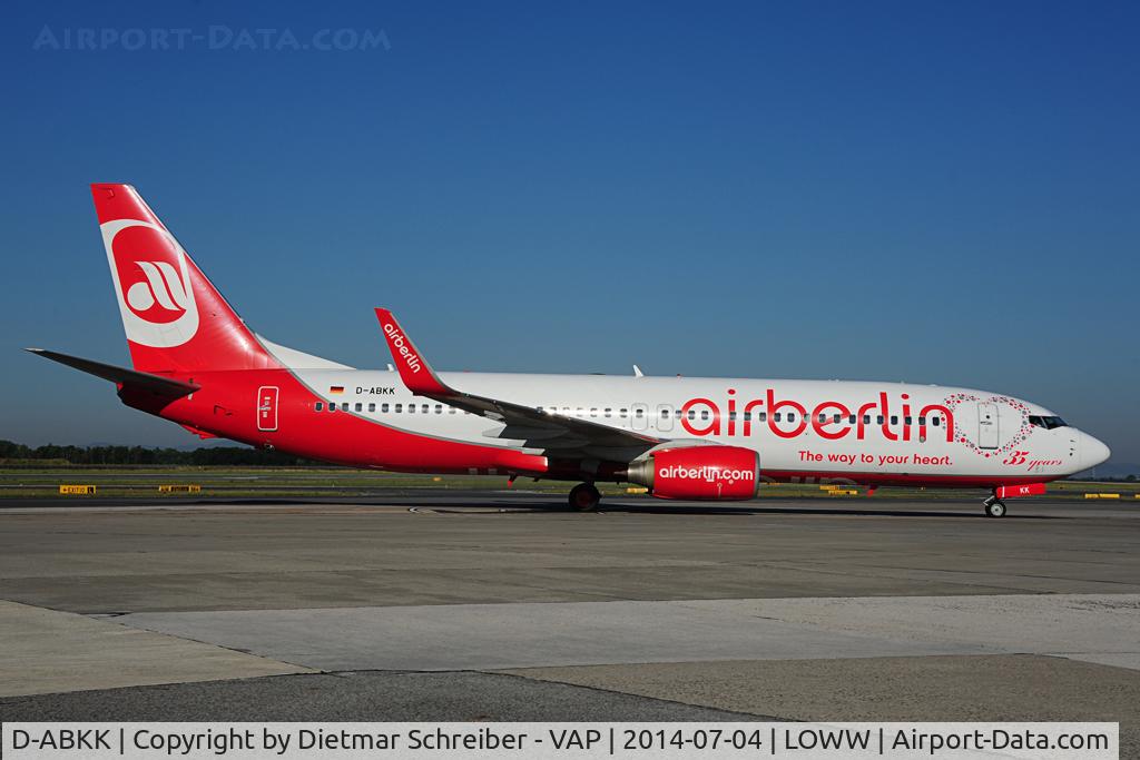 D-ABKK, 2010 Boeing 737-86J C/N 37753, Air Berlin Boeing 737.800