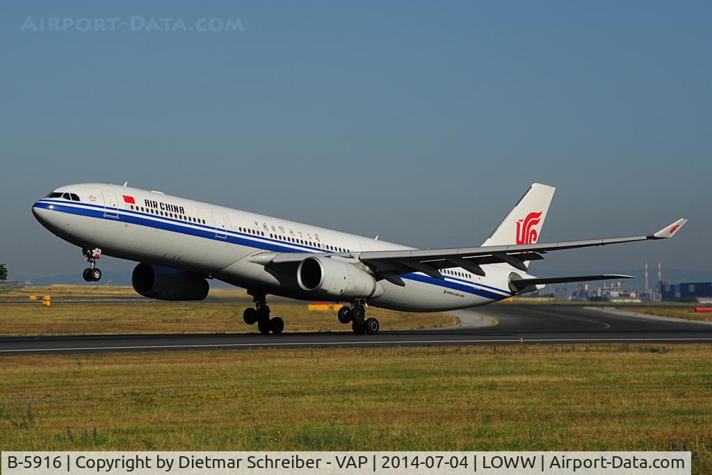 B-5916, 2012 Airbus A330-343X C/N 1383, Air China Airbus 330-300
