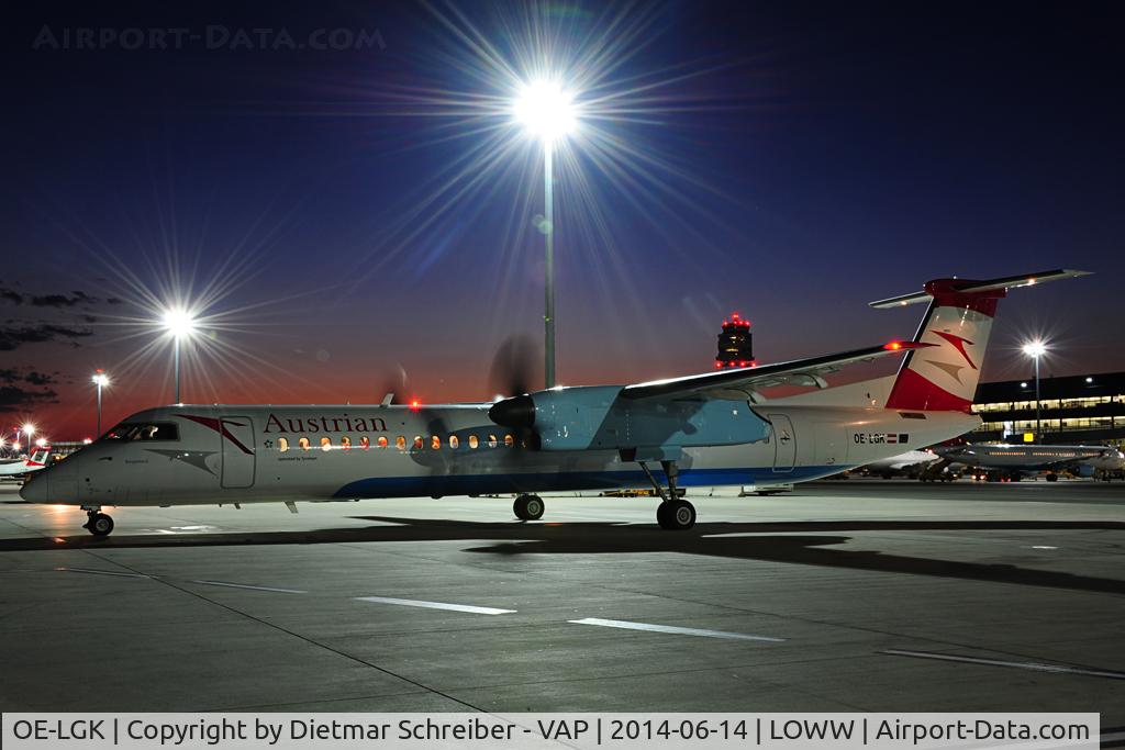 OE-LGK, 2009 De Havilland Canada DHC-8-402Q Dash 8 C/N 4280, Austrian Dash 8-400