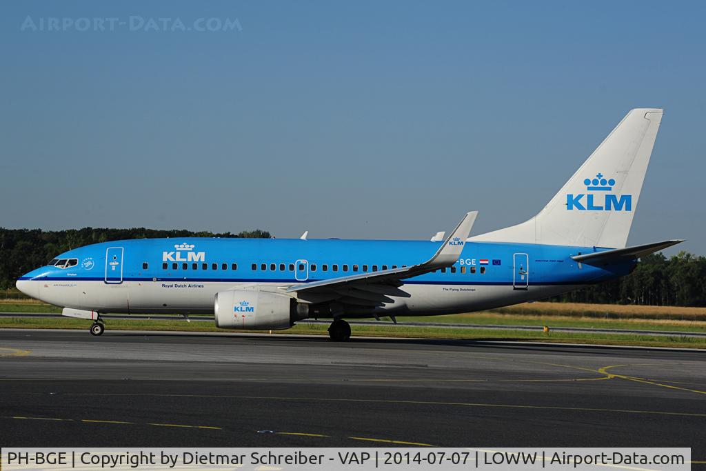 PH-BGE, 2008 Boeing 737-7K2 C/N 30371, KLM Boeing 737-700